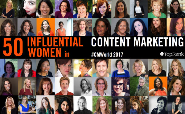 50 Influential Women Content Marketing