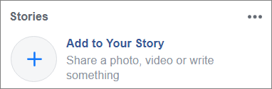 Add to Your Facebook Story