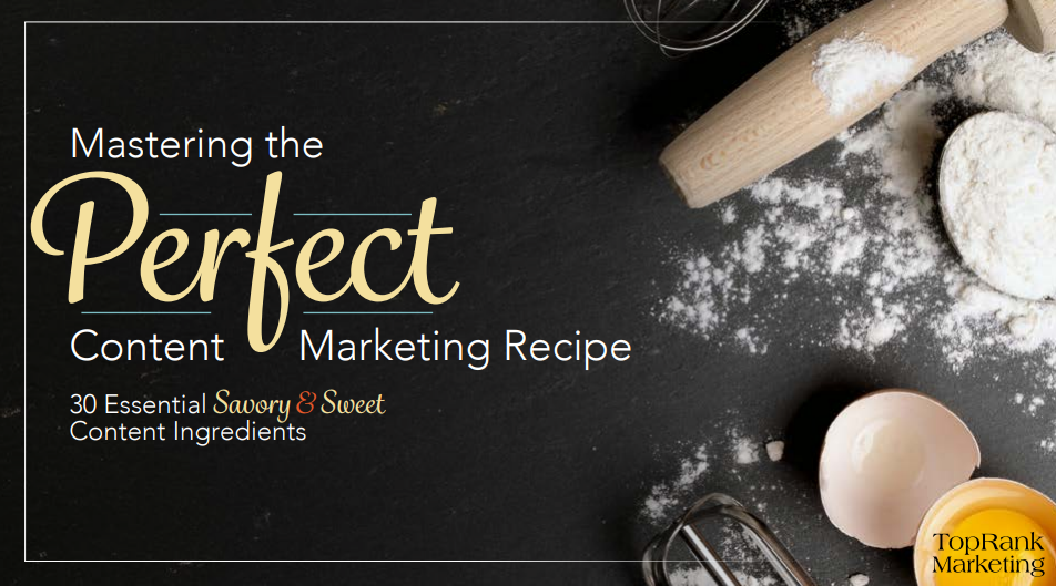 Mastering the Perfect Content Marketing Recipe eBook