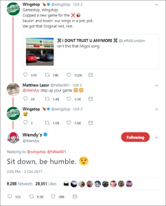 Wendy's Trolling on Twitter