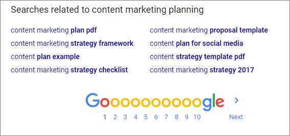 Searches Related to Content Marketing Planning