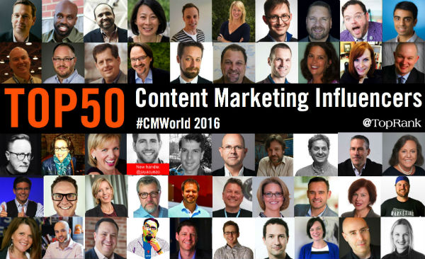 Content Marketing Influencers 2016