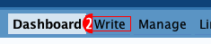 Wordpress Write Tab