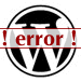 Wordpress Error