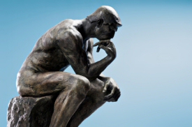 rodin thinking about social media