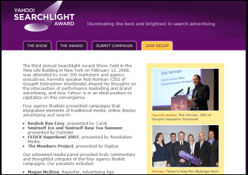 Yahoo Searchlight Awards