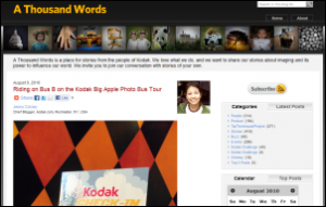 1,000 Words Kodak Blog