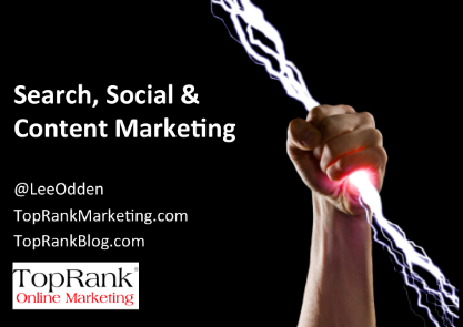 Convergence Search, Social Media & Content Marketing