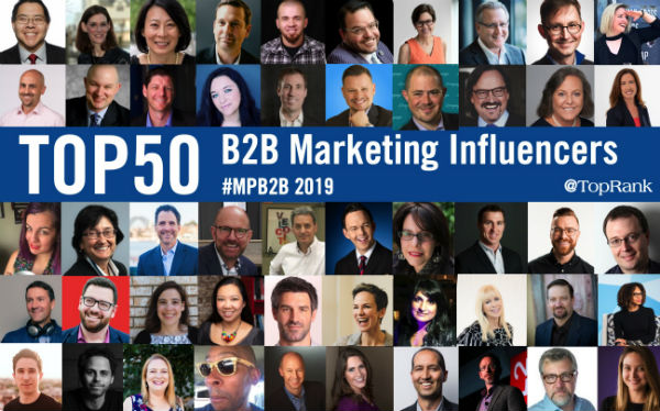 B2B Marketing Influencers 2019