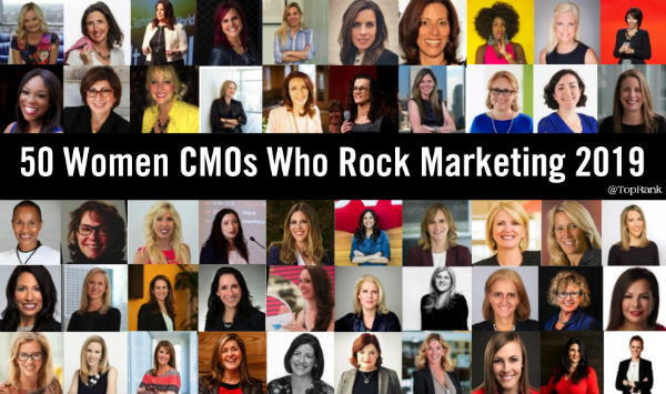 10 Years of Women Who Rock in Marketing – CMO Edition 2019