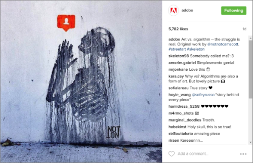 Adobe Instagram Example