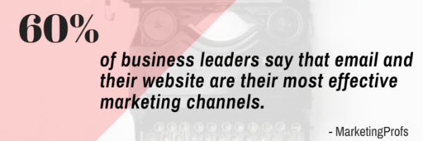 Business leaders say email marketing and owned websites are most effective