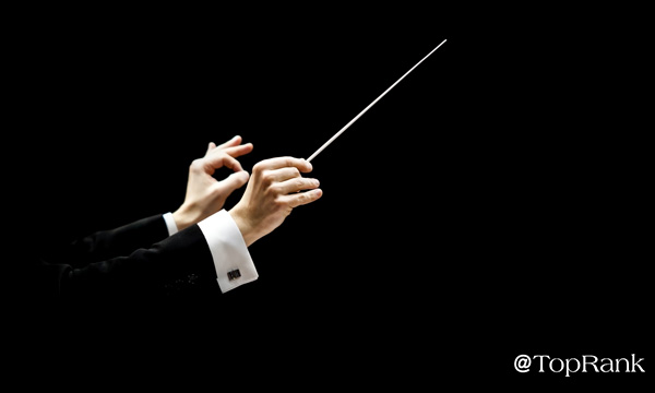 Orchestra conductor image.