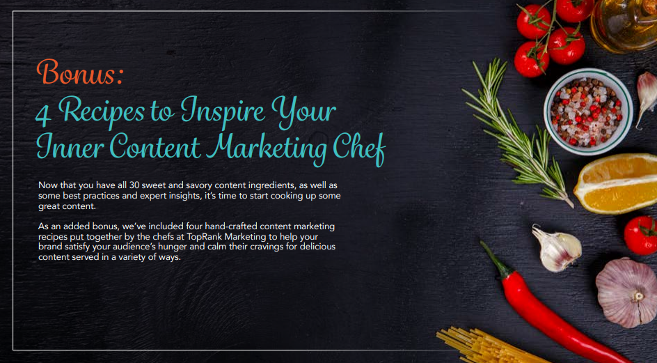 Content Marketing Recipe for Inner Chef