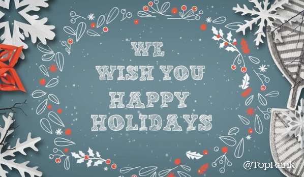 From Ours to Yours, Happy Holidays, Marketers!
