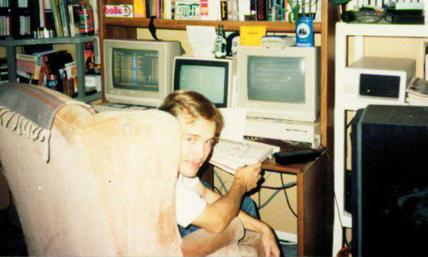 Lane Ellis Triple Commdore Amiga Monitors
