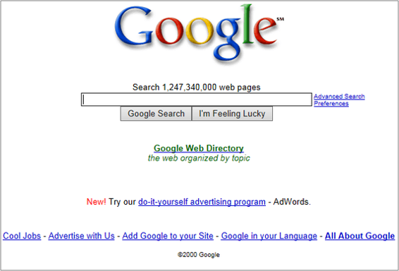 legacy Google search interface