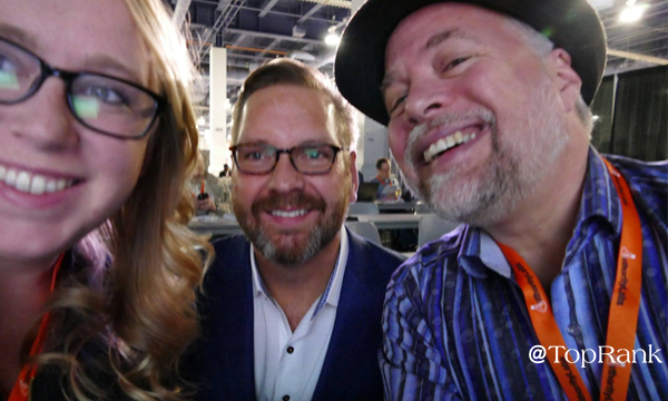 Tiffani Allen, Lee Odden, and Lane R. Ellis at Pubcon Las Vegas 2018