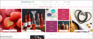 Uncommon Goods Valentine's Day Marketing