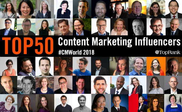 Content Marketing Influencers 2018