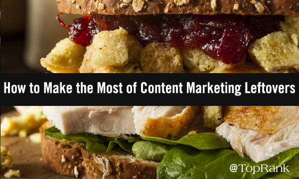 How to Repurpose Content Marketing Leftovers