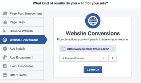 Facebook Advertising Conversions