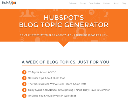 Blog Idea Generator