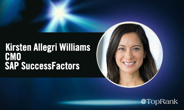 Interview Kirsten Allegri Williams CMO SAP SuccessFactors