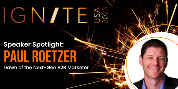 Paul Roetzer, founder and CEO at Marketing AI Institute, has new insight on AI and uniquely human B2B content ahead of his #B2BIgniteUSA presentation.
