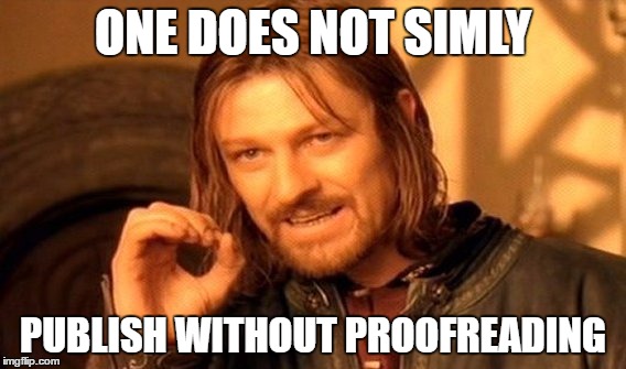 Boromir from Lord of the Rings Encourages Content Marketing Proofreading