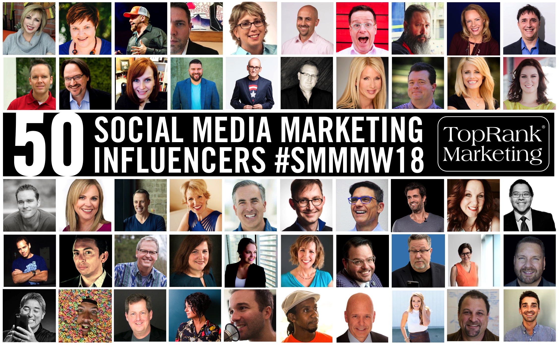 2018 List: 50 Social Media Marketing Influencers #Social50