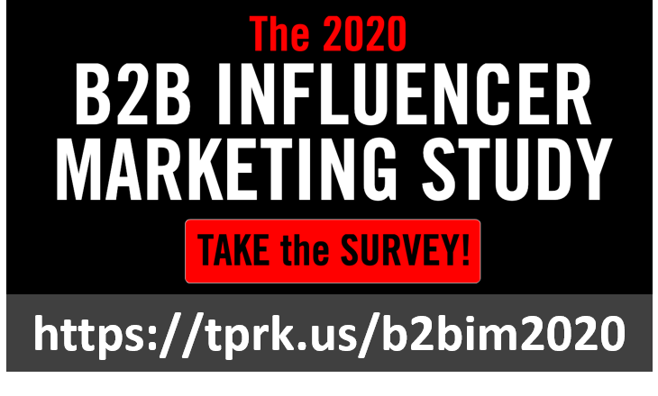 take the survey - Optimizing ABM with Influencer Marketing at #B2BMX