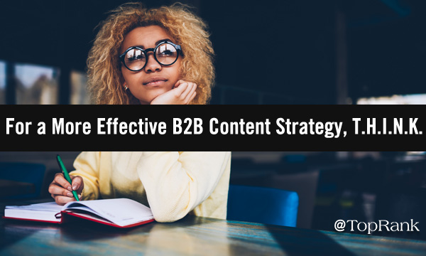 T.H.I.N.K. B2B Content Marketing Strategy