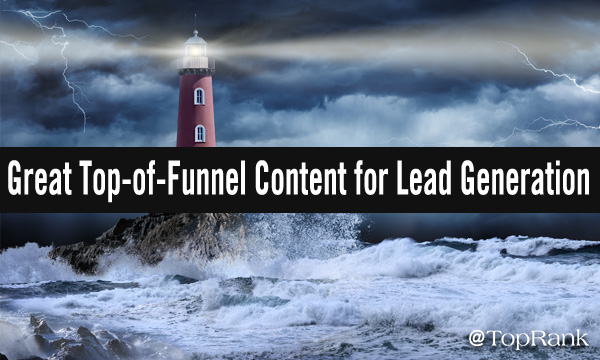 Top of funnel reach for lead generation image.