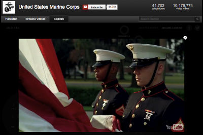 U.S. Marines YouTube