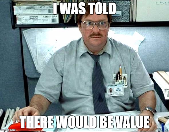 Milton from Office Space Lamenting Low Value Content Marketing