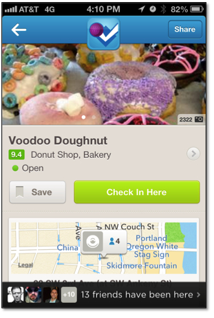 Voodoo Doughnuts Foursquare